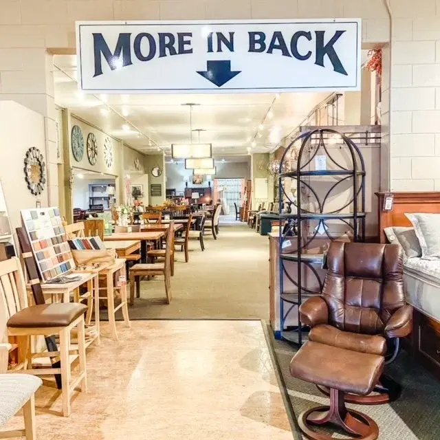Esplanade Furniture showroom floor in Chico, CA