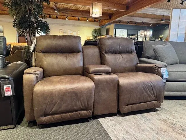 Derek reclining loveseat with dual recliner seats
