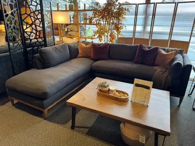 Leo sectional sofa, large-scale family room sectional
