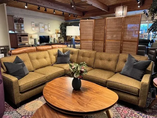 Lisbon sectional sofa in the Esplanade Furniture showroom